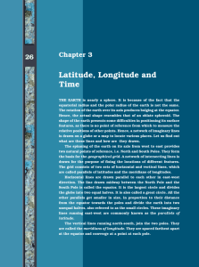 Latitude, Longitude and Time