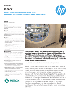 IT case study | Merck | HP - Product documentation - Hewlett