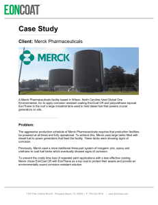 Merck Pharmaceuticals EonCoat Case Study