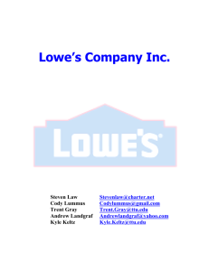 Lowe's Company Inc.