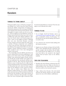 Karaism - Routledge