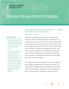 driving team effectiveness