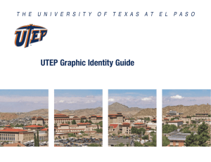 UTEP Graphic Identity Guide - UTEP Office of University