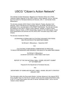 USCG “Citizen's Action Network
