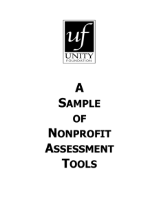 A Compendium for a Nonprofit Assessment