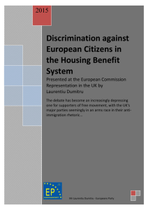 Housing Benefits - Europeans Party