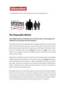 The Disposable Worker