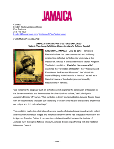Jamaica's Rastafari Culture Explored.FINAL