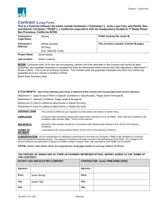 Cover Sheet Long Form (Contract)