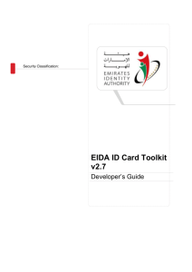 EIDA Toolkit FRS - UAE ID Card and how to integrate with it