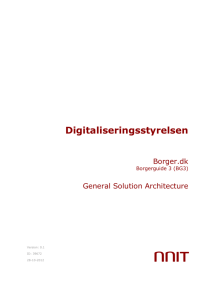 3 Borger.dk portal solution architecture