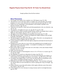 Regents Physics Exam Prep: 101 Facts You Should Know