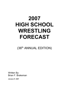 2007 Brakeman Reports