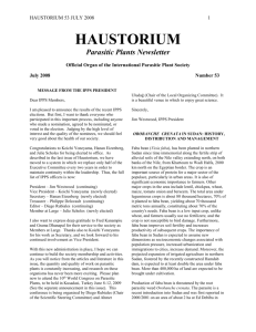 haustorium - Old Dominion University