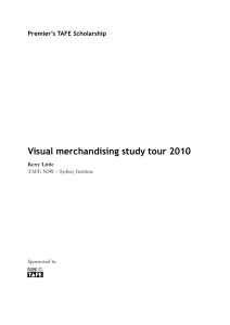 Visual merchandising study tour 2010