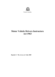 Motor Vehicle Drivers Instructors Act 1963 - 03