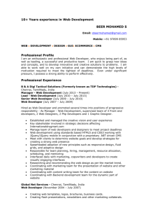 Sample Resume: professional and functional