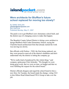 Were architects for Bluffton's future school replaced for moving too