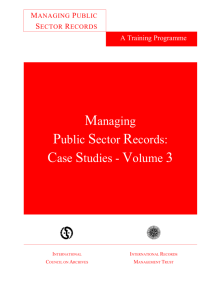 managing public sector records