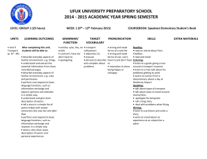 UFUK UNIVERSITY PREPARATORY SCHOOL 2014