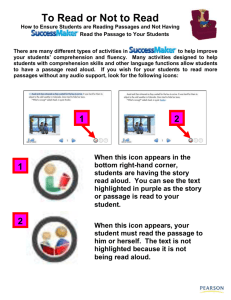 Making Sure Students Read a Story or Passage