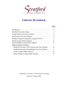library handbook - Stratford University