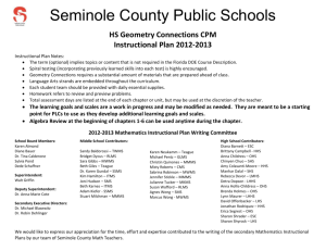 Unit Title - Seminole County Schools