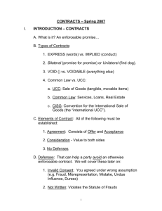Contracts-2007 - UCLA Anderson School of Management