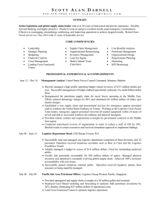 sample resume - The Transportation Club of Seattle