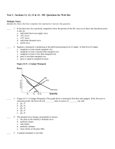 Test 3 - Sections 11, 12, 13 & 14 - MC Questions for Web