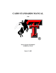 CADD Manual - Texas Tech University Departments