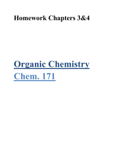 Homework chapters 3&4