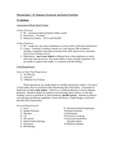 Pharmacology—IV Solutions, Parenteral, and
