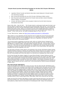 Chrysler press release