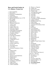 US History Terms List - Mr. Williams' Public Wiki
