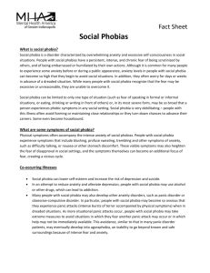 Social Phobias