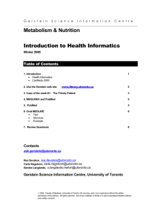 Metabolism & Nutrition (MNU 111S)