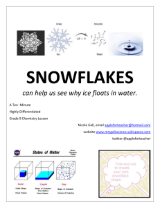snowflake journal