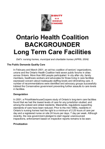 fact sheet - Ontario Health Coalition