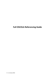 Full OSCOLA Referencing Guide (new window)