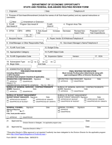CONTRACT/GRANT REVIEW FORM