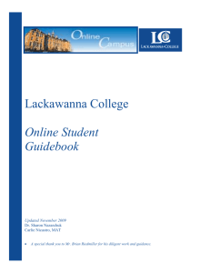 Online Student Manual