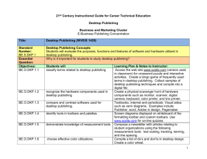 Curriculum Guide - Career and Technical Education