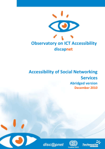 Accessibility of Social Networking Services