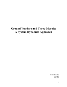 Ground Warfare and Troop Morale: