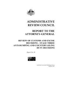 Administrative Review Council - Attorney