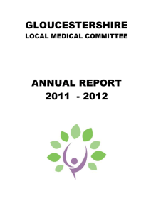 LMC Annual Report 2011 - Gloucestershire Local Medical Committee