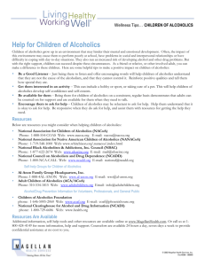 Help for Children of Alcoholics