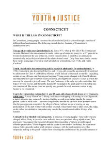 Connecticut - Campaign for Youth Justice