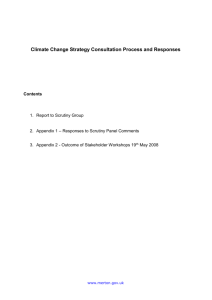 The Climate Change Strategy